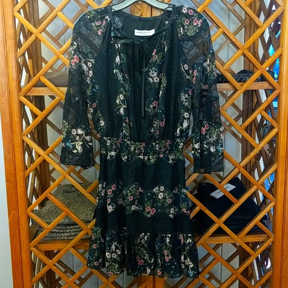 Amanda Uprichard Lace Floral Dress